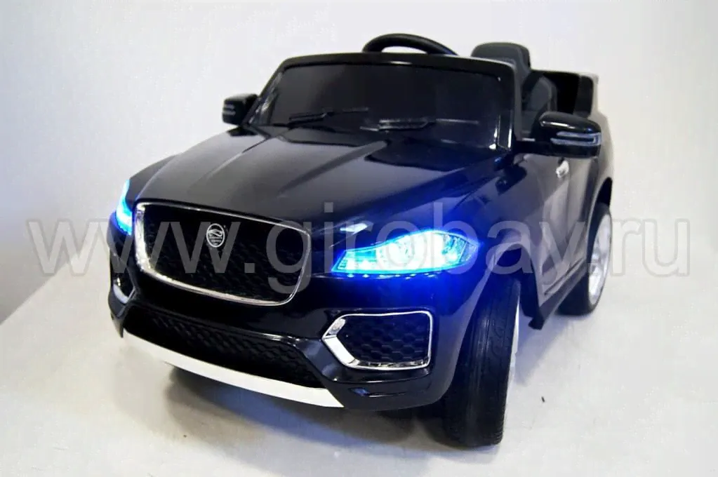 Детский электромобиль River Toys JAGUAR P111BP черный