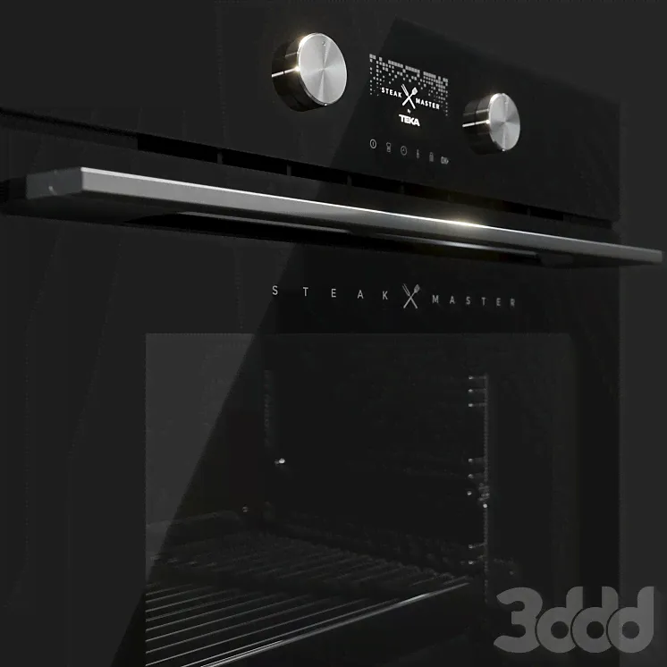Духовка Teka STEAKMASTER NIGHT RIVER BLACK - Техника - 3D модель-1