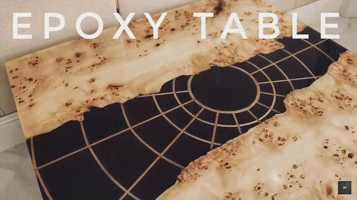 EPOXY RIVER TABLE . Эпоксидная смола