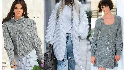 ШИКАРНЫЕ ВЯЗАНЫЕ ПЛАТЬЯ💕КАРДИГАНЫ ДЖЕМПЕРА  ОСЕНЬ-ЗИМА 2021-2022