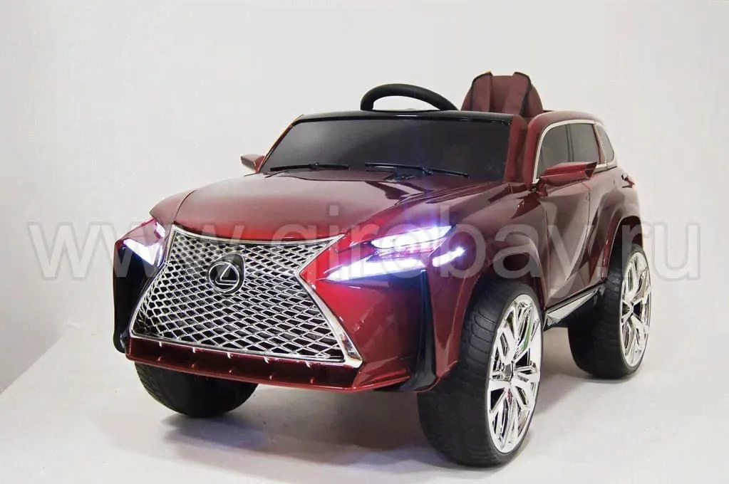 Детский электромобиль River Toys LEXUS E111KX красный-0