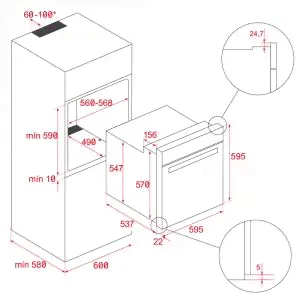 Духовка TEKA AIRFRY HLB 8416 NIGHT RIVER BLACK-4