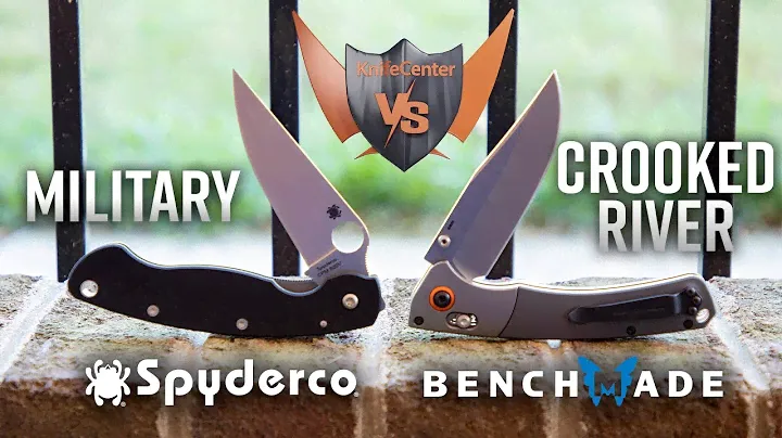 Spyderco Military Vs. Benchmade Crooked River - Big Blade Battle at KnifeCenter.com