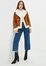 Дубленка River Island, Коричневый