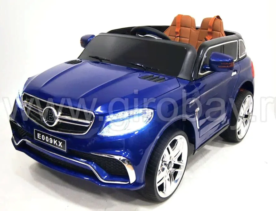 Детский электромобиль River Toys Mercedes E009KX синий