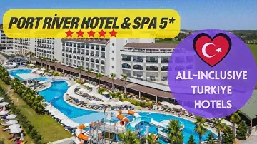 Best all inclusive resorts Turkey / Port River Hotel & Spa 5* 2024 Side, Antalya 4K