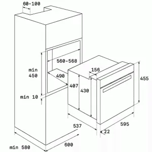Духовка Teka HLC 8400 Night River Black-2