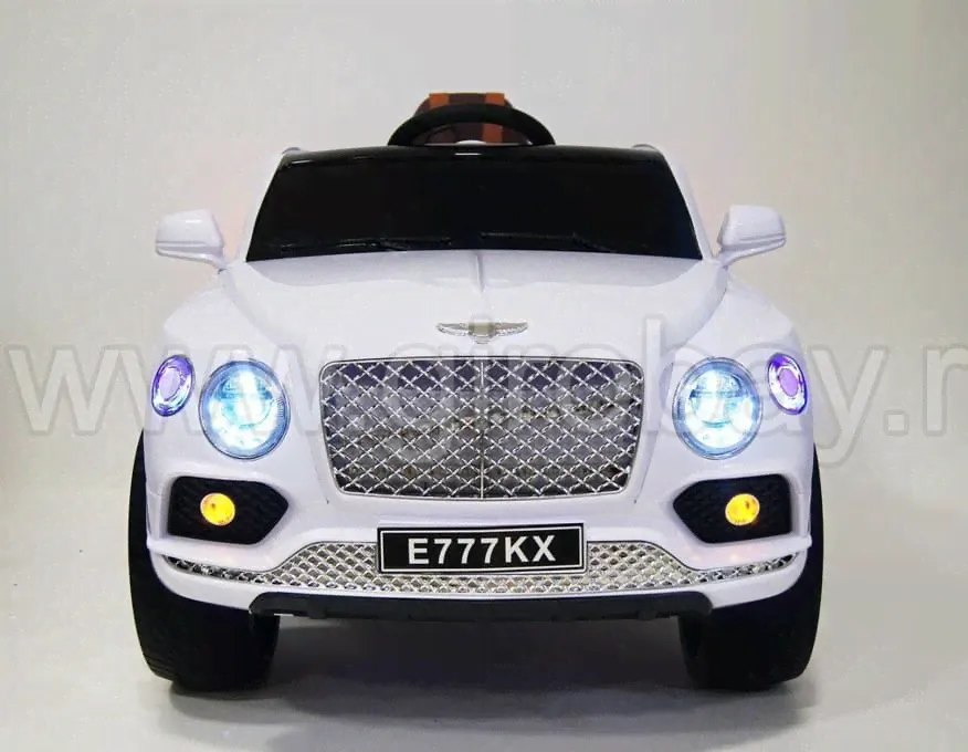 Детский электромобиль River Toys BENTLEY E777KX белый