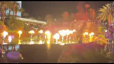 The Volcano Show in Casino Mirage in Full, Las Vegas, Nevada