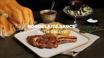 Ribeye steak with bordelaise sauce | SteakMaster